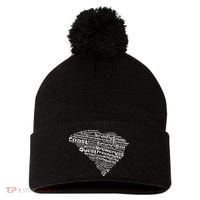 Drink Local South Carolina Breweries Pom Pom 12in Knit Beanie thumb 0