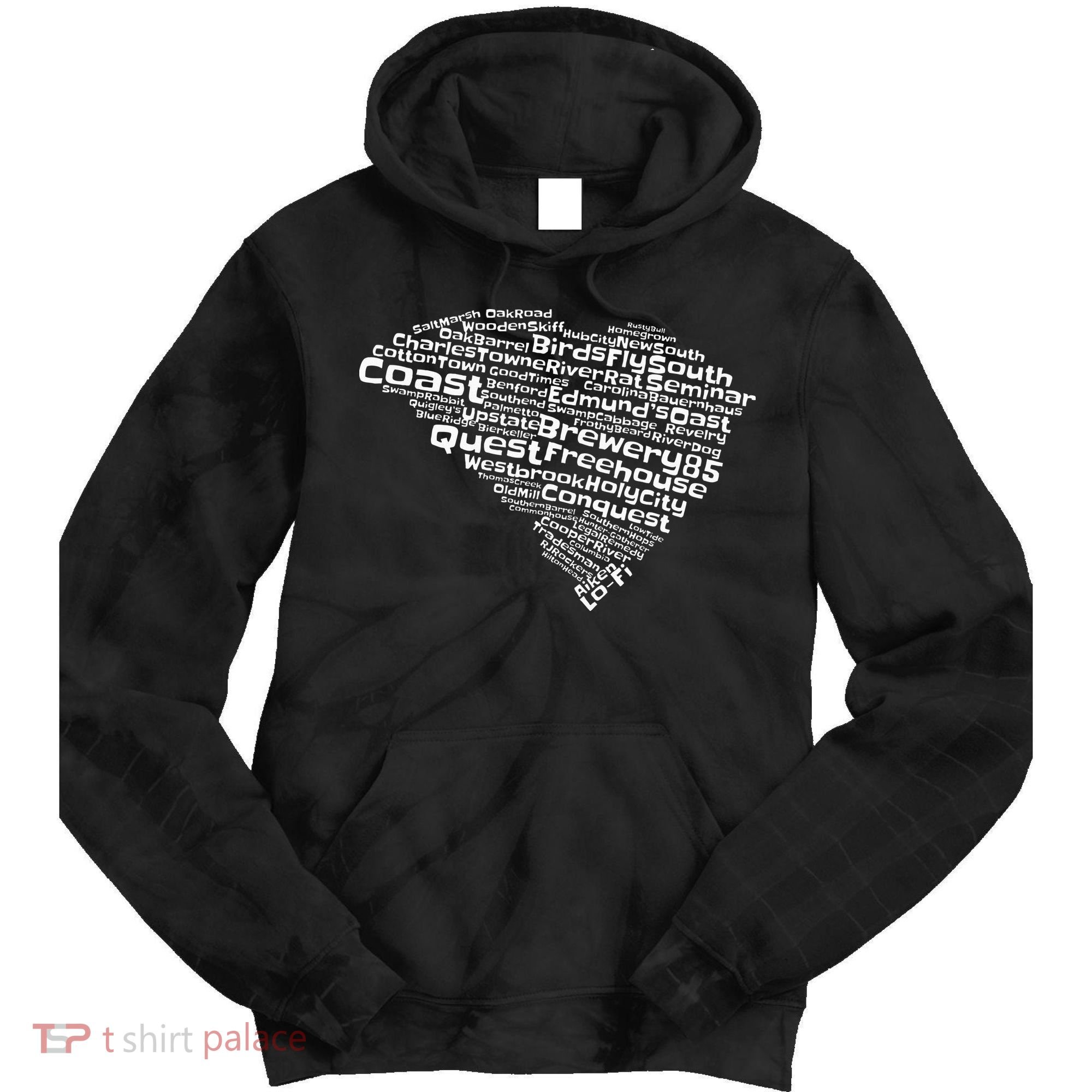 Drink Local South Carolina Breweries Tie Dye Hoodie