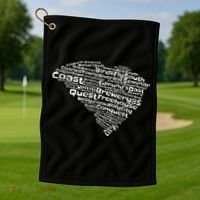 Drink Local South Carolina Breweries Golf Towel thumb 1