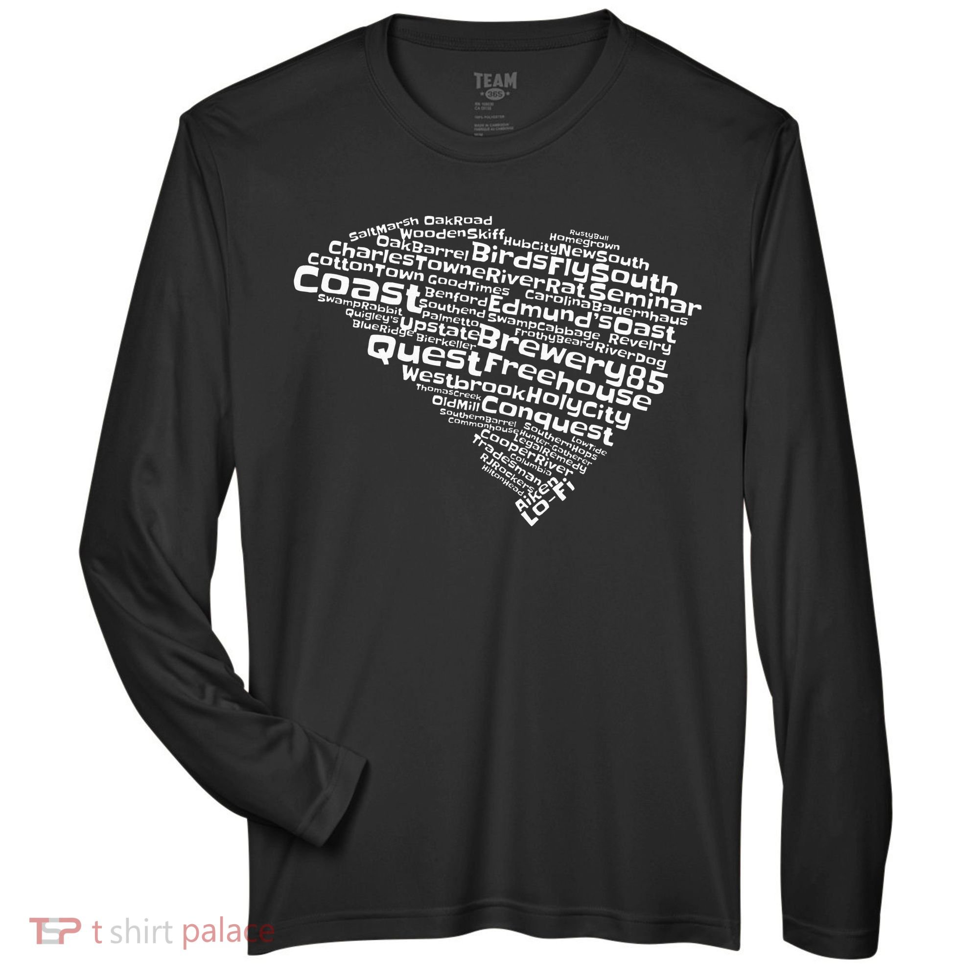 Drink Local South Carolina Breweries Zone Performance Long-Sleeve T-Shirt