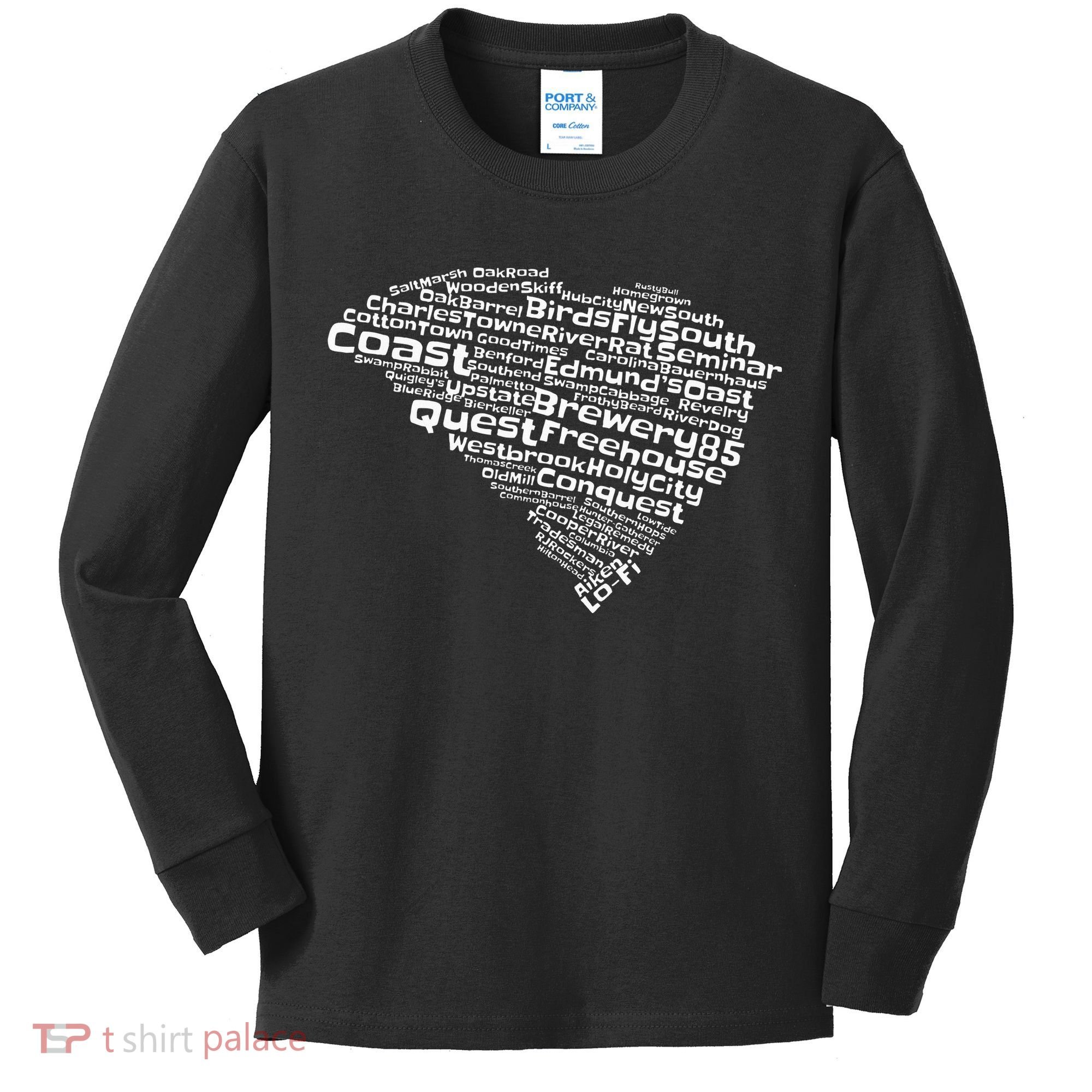 Drink Local South Carolina Breweries Kids Long Sleeve Shirt
