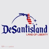 DeSantisLand Land State of Liberty Florida Map Patriotic Womens Funnel Neck Pullover Hood thumb 2