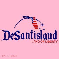DeSantisLand Land State of Liberty Florida Map Patriotic Coaster thumb 2