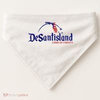 DeSantisLand Land State of Liberty Florida Map Patriotic USA-Made Doggie Bandana thumb 0