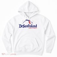 DeSantisLand Land State of Liberty Florida Map Patriotic Hoodie thumb 0