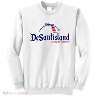 DeSantisLand Land State of Liberty Florida Map Patriotic Sweatshirt thumb 0
