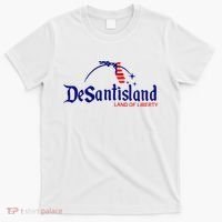 DeSantisLand Land State of Liberty Florida Map Patriotic T-Shirt thumb 0