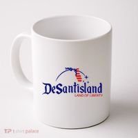 DeSantisLand Land State of Liberty Florida Map Patriotic Coffee Mug thumb 0