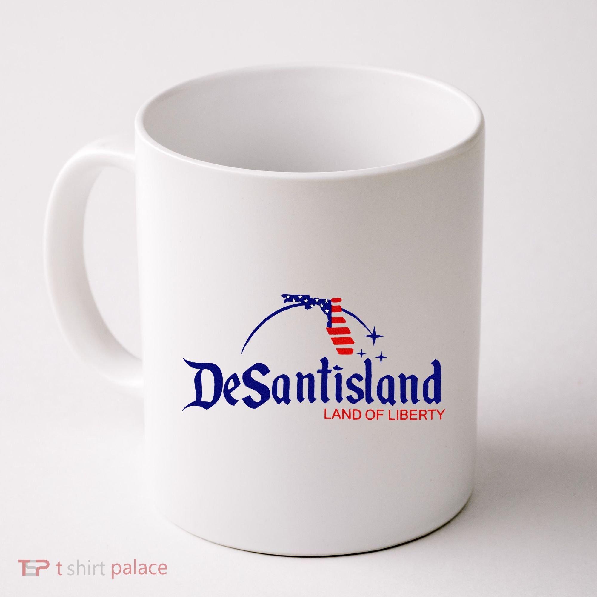 DeSantisLand Land State of Liberty Florida Map Patriotic Coffee Mug
