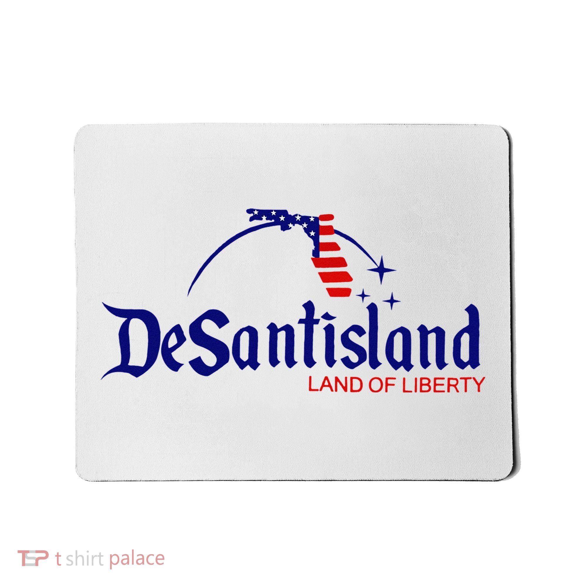 DeSantisLand Land State of Liberty Florida Map Patriotic Mousepad