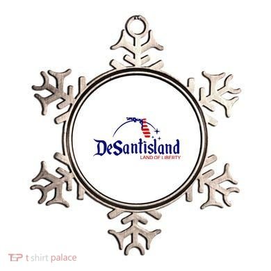 DeSantisLand Land State of Liberty Florida Map Patriotic Ornament