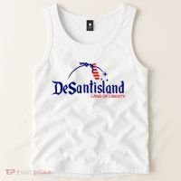 DeSantisLand Land State of Liberty Florida Map Patriotic Tank Top thumb 2