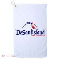 DeSantisLand Land State of Liberty Florida Map Patriotic Golf Towel thumb 0