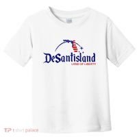 DeSantisLand Land State of Liberty Florida Map Patriotic Toddler T-Shirt thumb 0