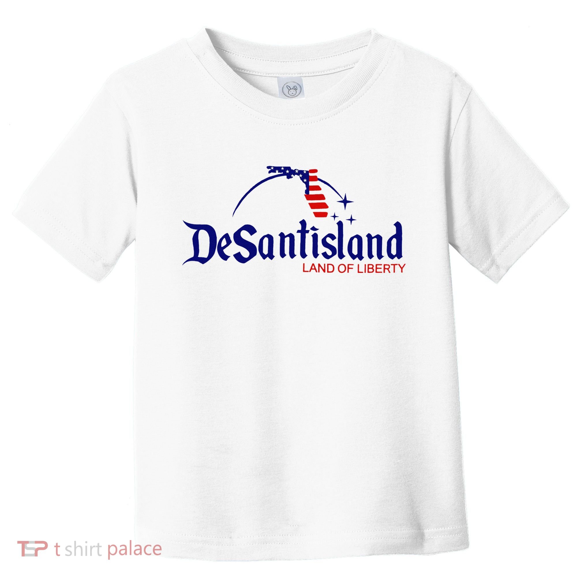 DeSantisLand Land State of Liberty Florida Map Patriotic Toddler T-Shirt
