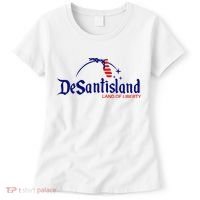 DeSantisLand Land State of Liberty Florida Map Patriotic Women's T-Shirt thumb 0