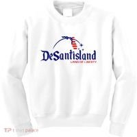 DeSantisLand Land State of Liberty Florida Map Patriotic Kids Sweatshirt thumb 0