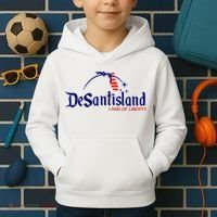 DeSantisLand Land State of Liberty Florida Map Patriotic Kids Hoodie thumb 2