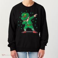 Dabbing Leprechaun St Patricks Day Party Women's Sweatshirt thumb 0