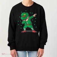Dabbing Leprechaun St Patricks Day Party Women's Sweatshirt thumb 0