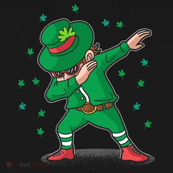 Dabbing Leprechaun St Patricks Day Party Toddler Hoodie