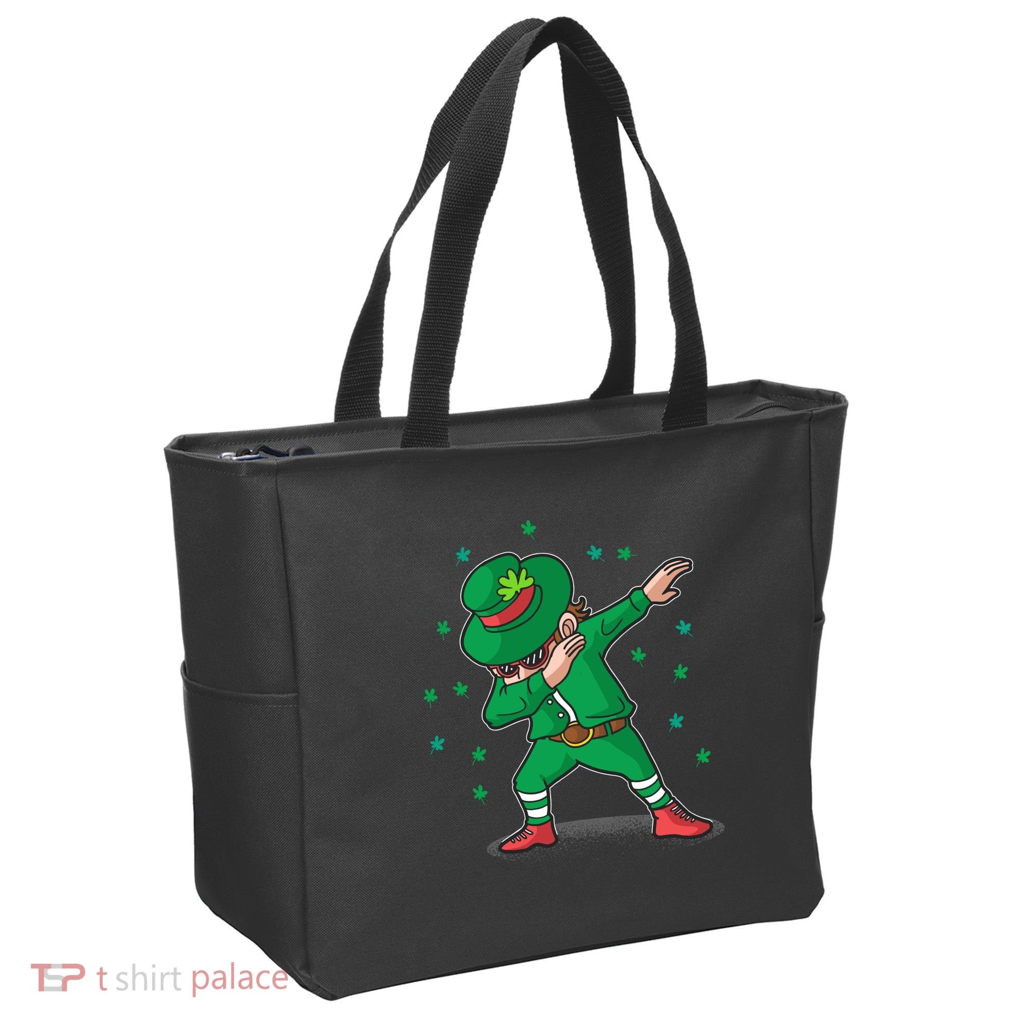 Dabbing Leprechaun St Patricks Day Party Tote Bag
