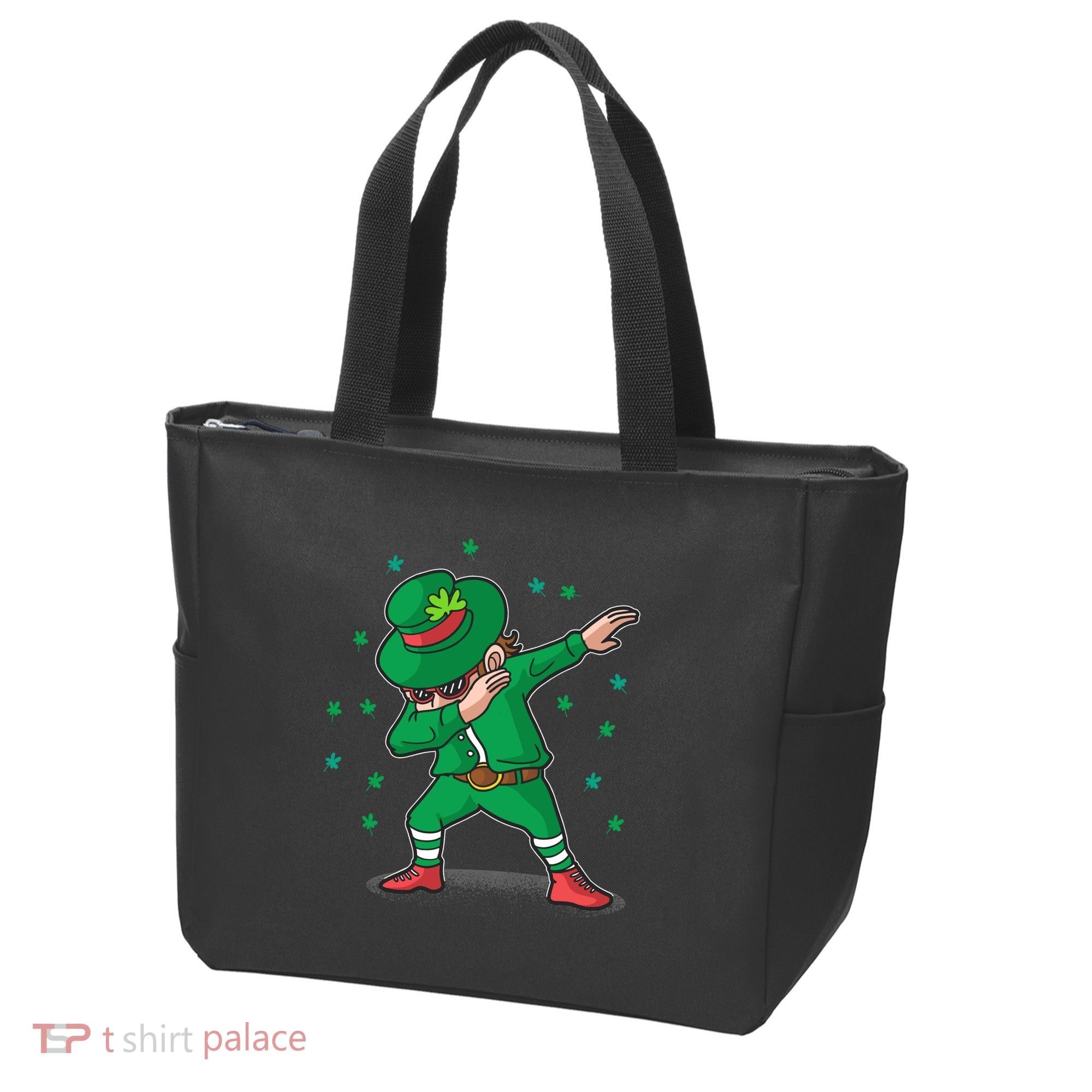 Dabbing Leprechaun St Patricks Day Party Tote Bag