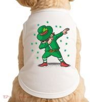 Dabbing Leprechaun St Patricks Day Party Doggie Tank thumb 0