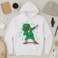Dabbing Leprechaun St Patricks Day Party Hoodie thumb 3