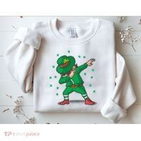 Dabbing Leprechaun St Patricks Day Party Sweatshirt thumb 2