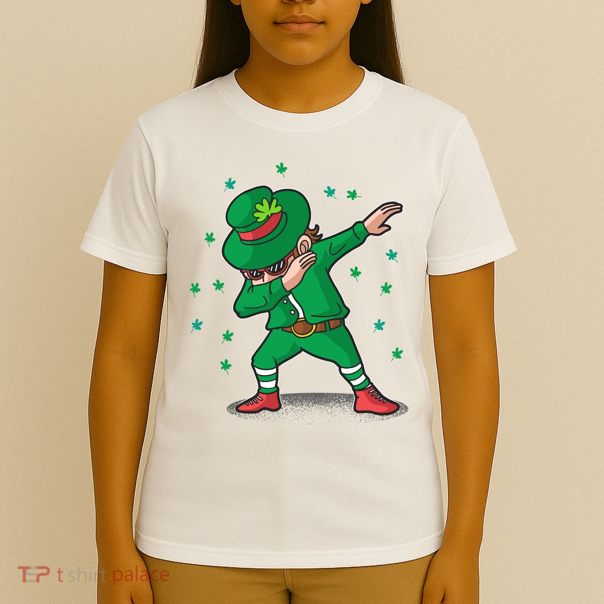 Dabbing Leprechaun St Patricks Day Party T-Shirt