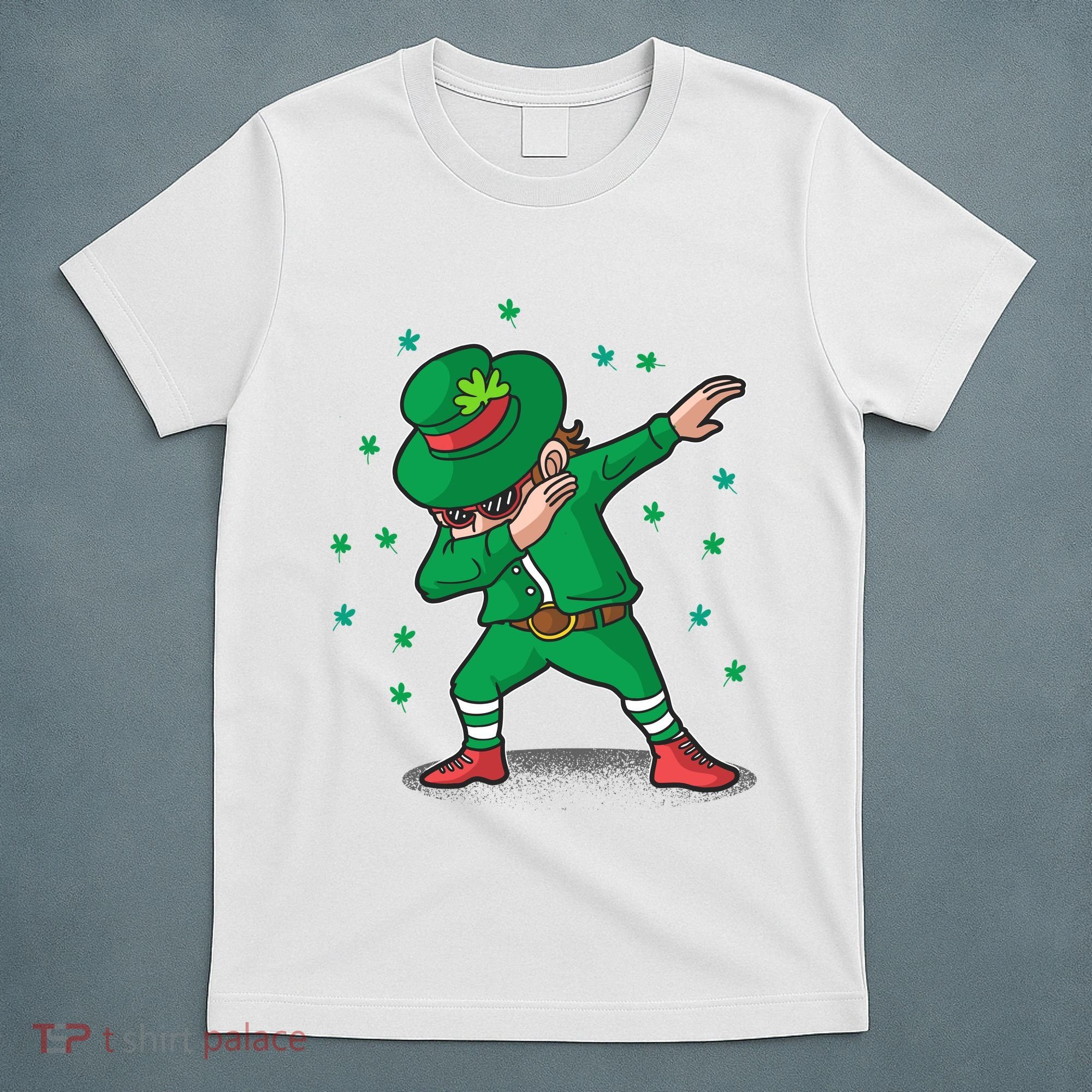 Dabbing Leprechaun St Patricks Day Party T-Shirt