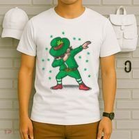 Dabbing Leprechaun St Patricks Day Party T-Shirt thumb 6