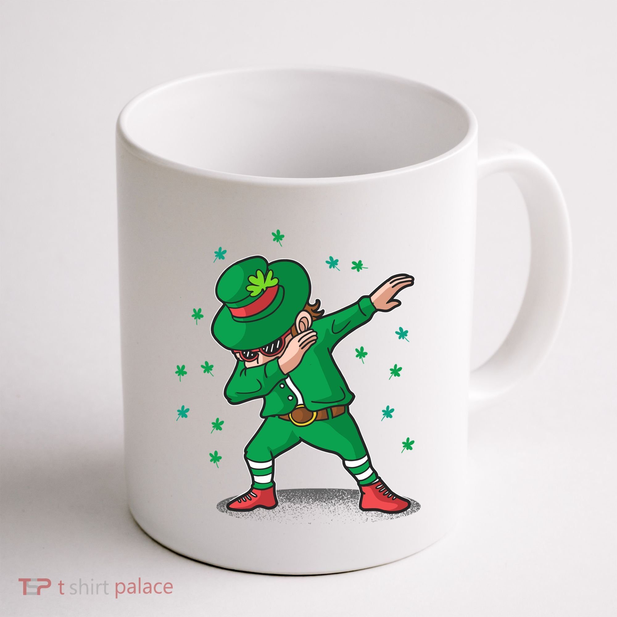 Dabbing Leprechaun St Patricks Day Party Coffee Mug