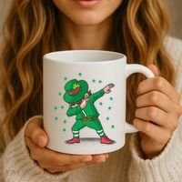 Dabbing Leprechaun St Patricks Day Party Coffee Mug thumb 3