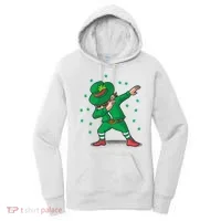 Dabbing Leprechaun St Patricks Day Party Women's Hoodie thumb 0