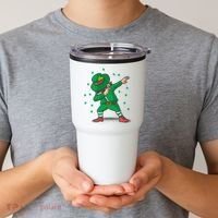 Dabbing Leprechaun St Patricks Day Party Tumbler thumb 2