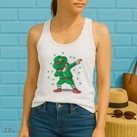Dabbing Leprechaun St Patricks Day Party Women's Tank Top thumb 2