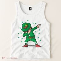 Dabbing Leprechaun St Patricks Day Party Tank Top thumb 2