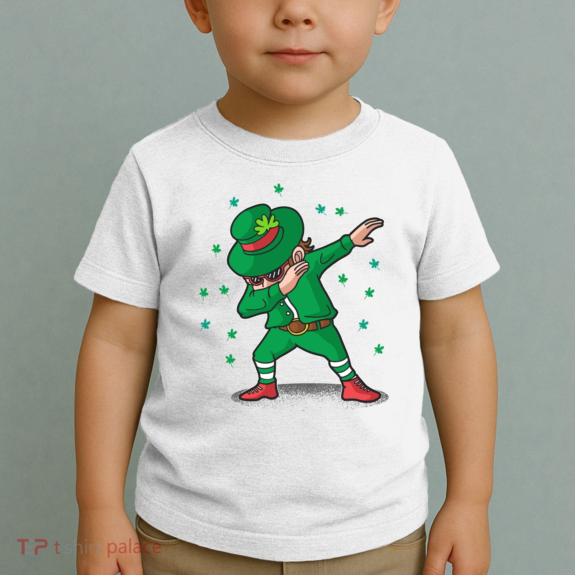 Dabbing Leprechaun St Patricks Day Party Toddler T-Shirt