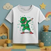 Dabbing Leprechaun St Patricks Day Party Toddler T-Shirt thumb 3