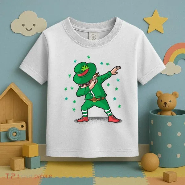 Dabbing Leprechaun St Patricks Day Party Toddler T-Shirt