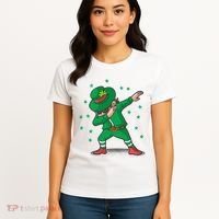 Dabbing Leprechaun St Patricks Day Party Women's T-Shirt thumb 4