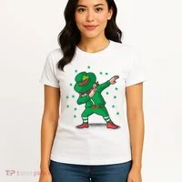 Dabbing Leprechaun St Patricks Day Party Women's T-Shirt thumb 4