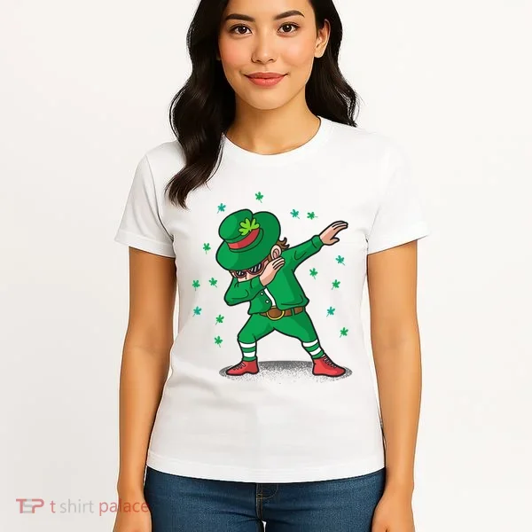 Dabbing Leprechaun St Patricks Day Party Women's T-Shirt