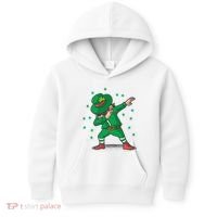 Dabbing Leprechaun St Patricks Day Party Kids Hoodie thumb 0