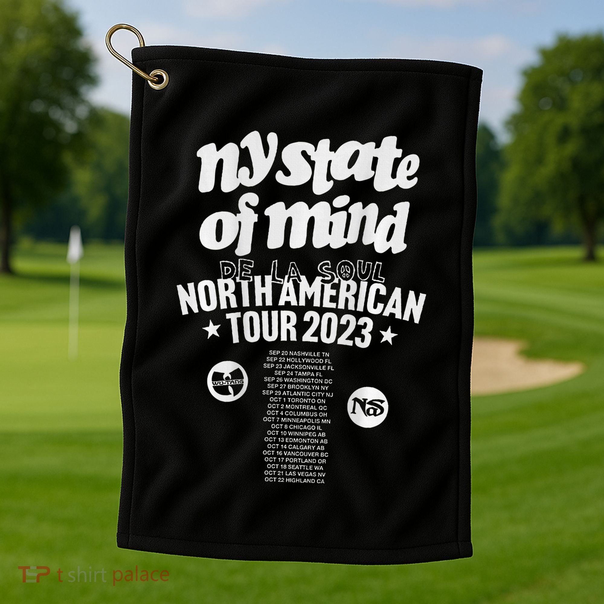 De La Soul Ny State Of Mind Golf Towel