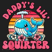 DaddyS Lil Squirter Funny Inappropriate Embarrassing Women Women's Sweatshirt thumb 2
