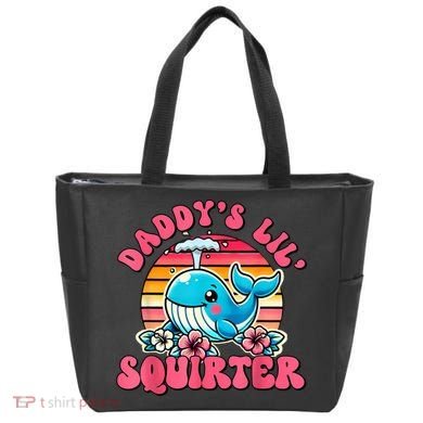 DaddyS Lil Squirter Funny Inappropriate Embarrassing Women Tote Bag