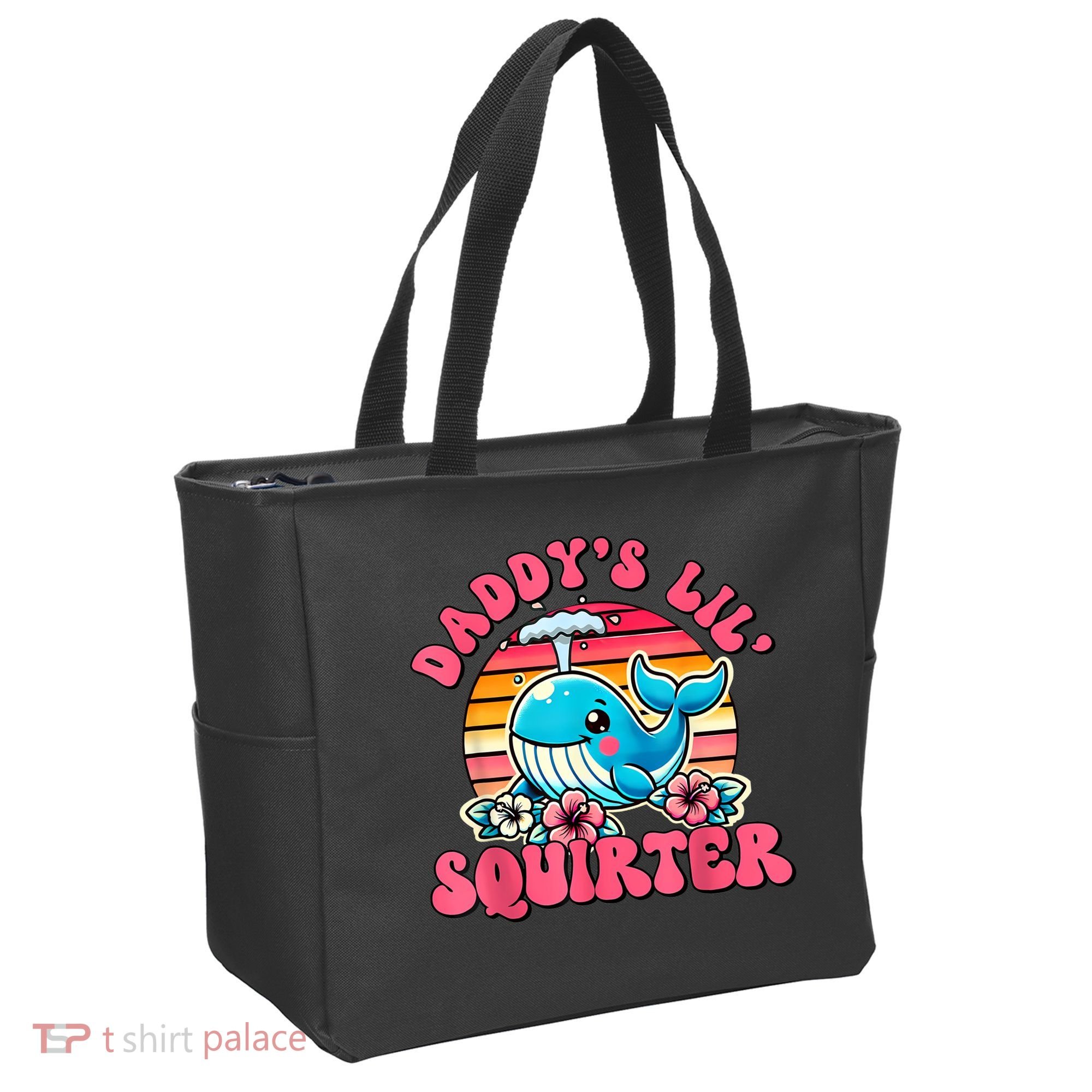 DaddyS Lil Squirter Funny Inappropriate Embarrassing Women Tote Bag